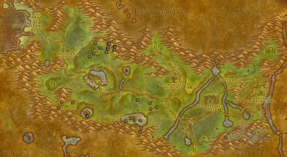 Classic Treasure Chest Hunting Guide Images Ashenvale