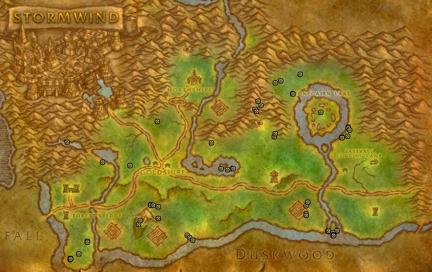 Classic Treasure Chest Hunting Guide Images Elwynn Forest