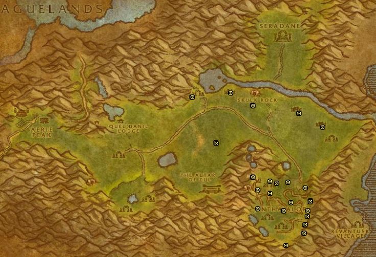 Classic Treasure Chest Hunting Guide Images Hinterlands Jinta' Alor