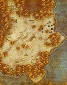 Classic Treasure Chest Hunting Guide Images Tanaris East of Gadgetzan