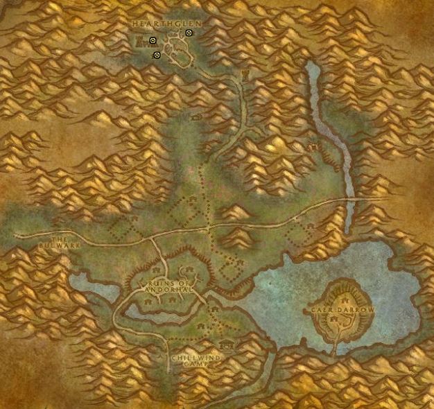 Classic Treasure Chest Hunting Guide Images Western Plaguelands Hearthglen