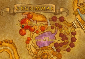 Classic Wow Onyyxia's Lair Attunement Guide Eitrigg Map