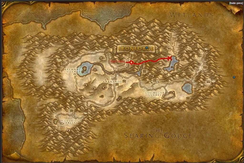 Dun Morogh Map Finding Airfield