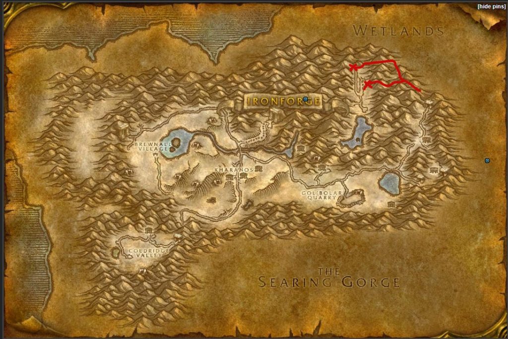 Dun Morogh Map Finding Airfield2