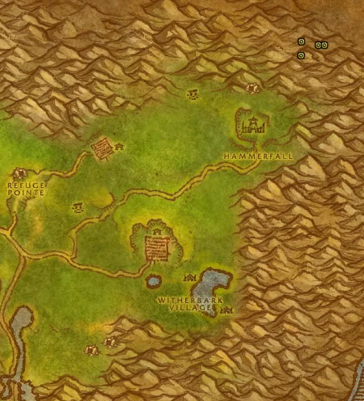 Ghost Mushroom Hunting Guide Images Arathi Highlands Map