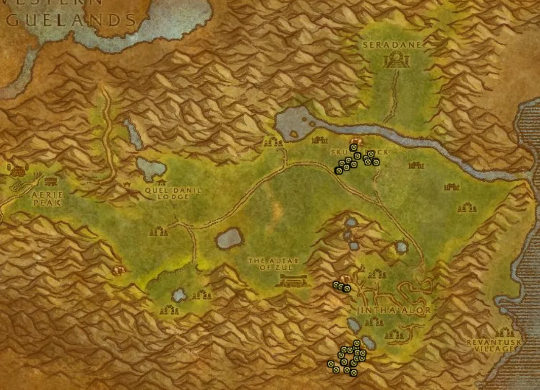 Ghost Mushroom Hunting Guide Images Hinterlands Map
