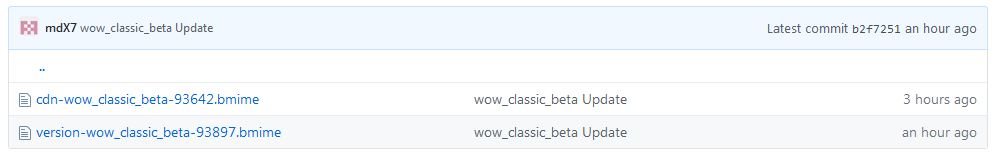 Github - WoW Classic Beta show up on the Blizzard CDN