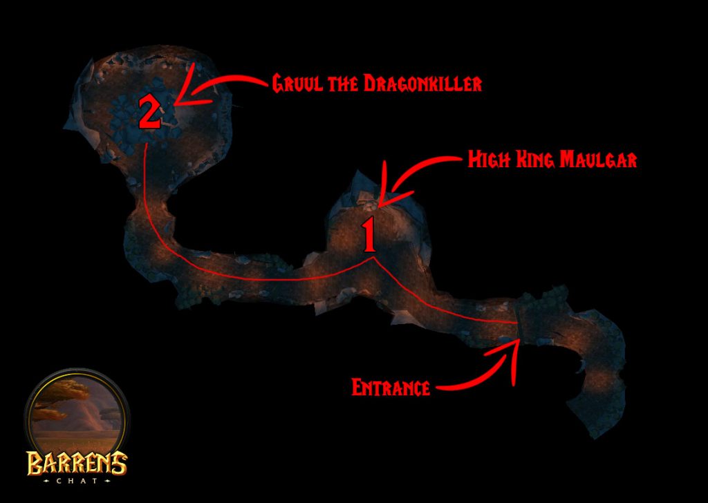 Gruul’s Lair Map & Boss Locations