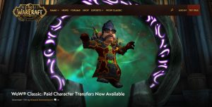 Paid Character Transfers Are Now Available In Wow Classic