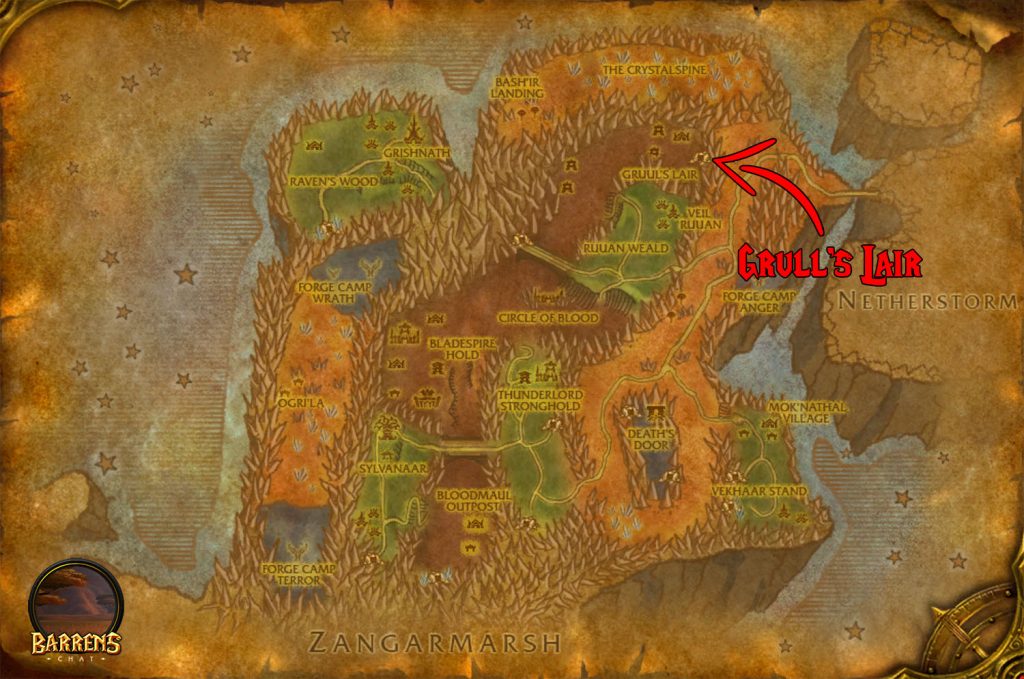 Tbc Gruul’s Lair Location