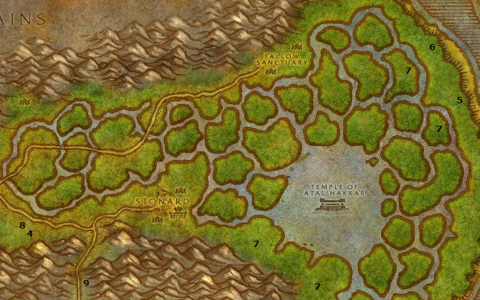 Wow Classic Alliance Leveling Guide 41 42 Swamp Of Sorrows
