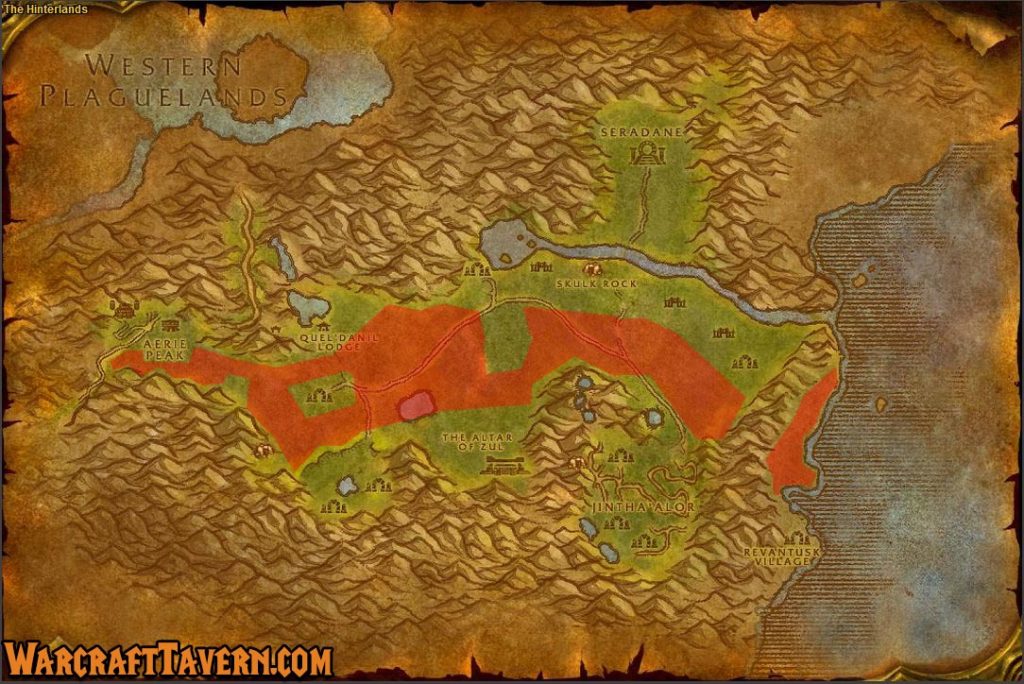 Wow Classic Hinterlands Skinning Locations