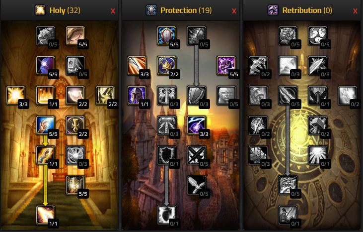 Wow Classic Holy Paladin Talent 32 19 0