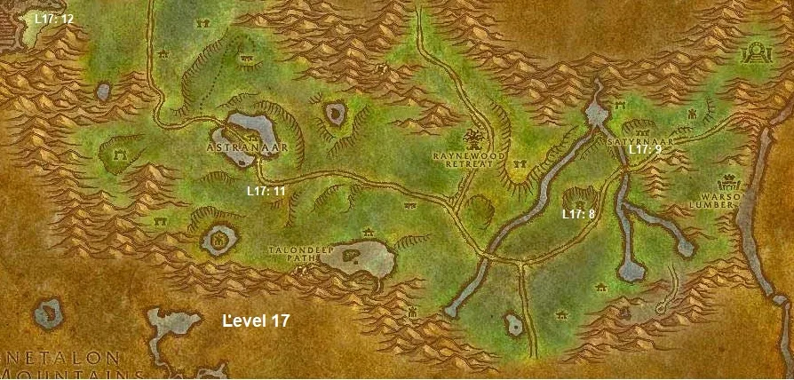 Wow Classic Horde Leveling Guide 17 Ashenvale