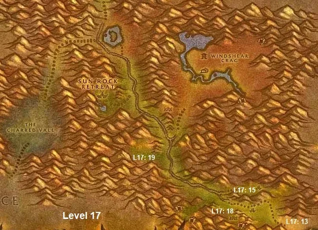Wow Classic Horde Leveling Guide 17 Stonetalon Mountains