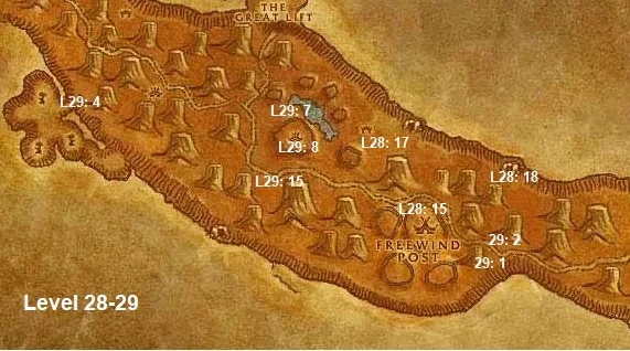 Wow Classic Horde Leveling Guide 28 29 Thousand Needles