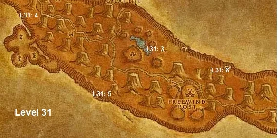 Wow Classic Horde Leveling Guide 31 Thousand Needles