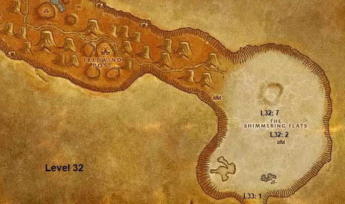 Wow Classic Horde Leveling Guide 32 Thousand Neeedles
