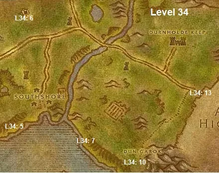 Wow Classic Horde Leveling Guide 34 Hillsbrad Foothills