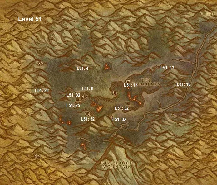 Wow Classic Horde Leveling Guide 51 Searing Gorge