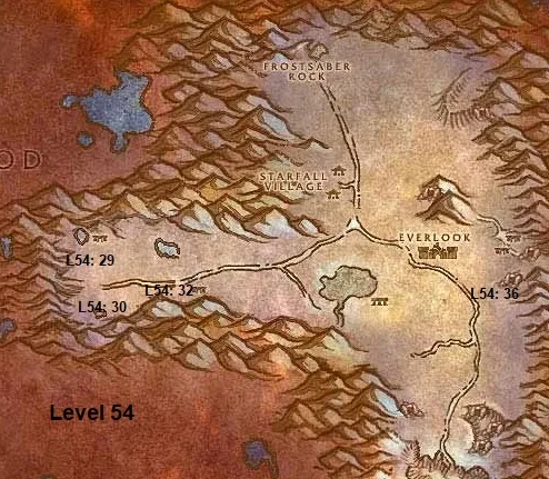 Wow Classic Horde Leveling Guide 54 Winterspring