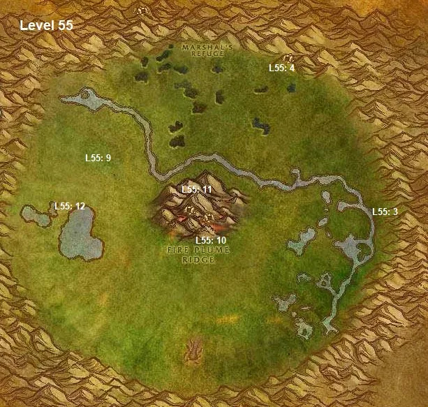 Wow Classic Horde Leveling Guide 55 Un'goro Crater