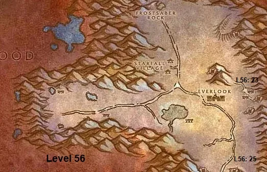 Wow Classic Horde Leveling Guide 56 Winterspring