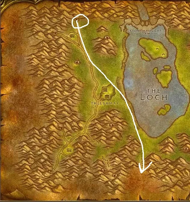 Wow Classic How To Get To Badlands