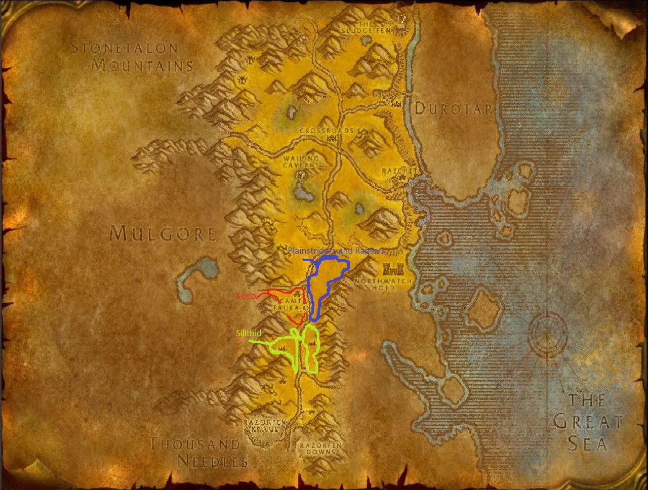 Wow Classic Skinning Guide Barrens