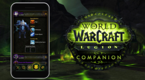 Legion World of Warcraft Companion APp Header