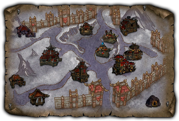 Warlords of Draenor Garrison Map Warcraft