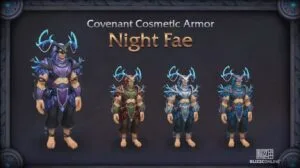 Shadowlands Blizzconline Covenant Cosmetic Armor Set Night Fae