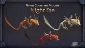 Shadowlands Blizzconline New Night Fae Flying Mount