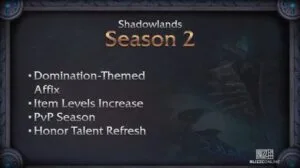 Shadowlands Blizzconline Shadowlands Season 2 Updates