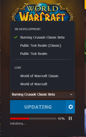 beta in launcher