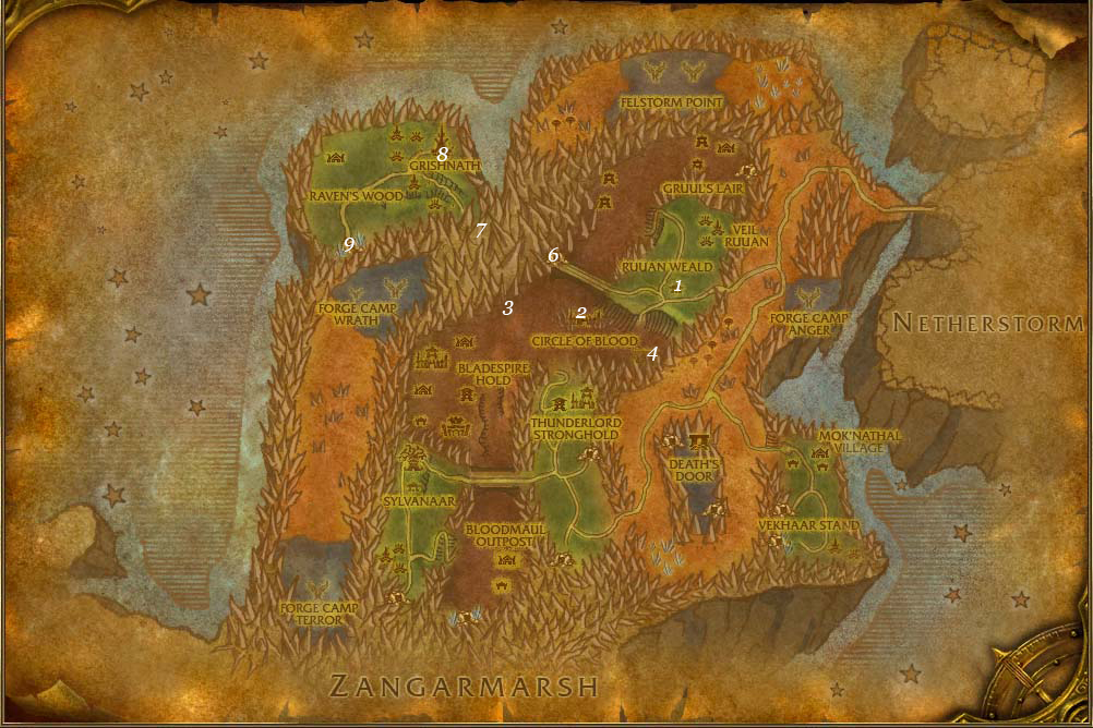 alliance leveing guide blades edge mountains part 5 steps 1 9