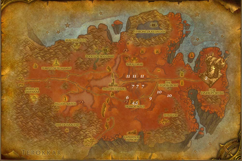 alliance leveing guide hellfire peninsula part 1 steps 1 13