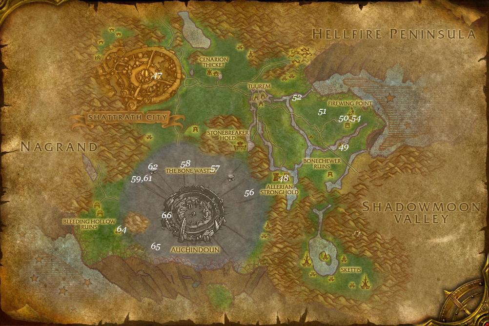 alliance leveing guide terokkar forest part 4 steps 47 66