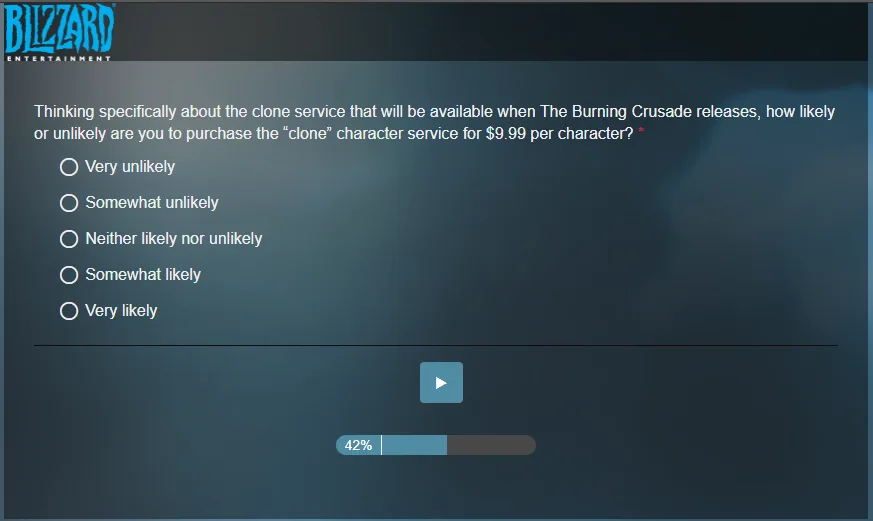 fresh blizzard survey fishes for character copy price point