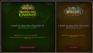 more info on classic era or burning crusade for characters