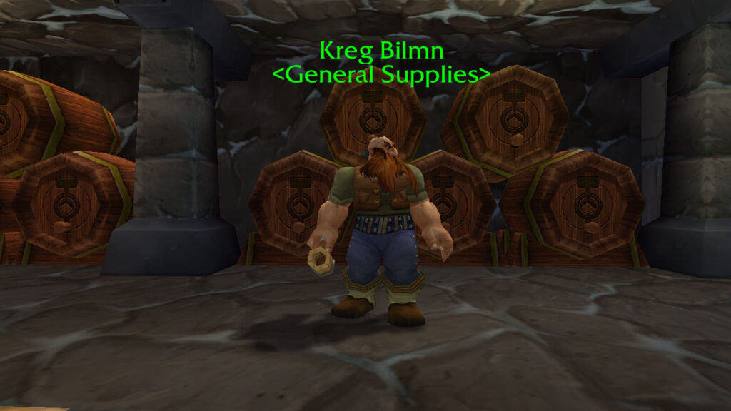 tbc classic vendor Kreg Bilmn