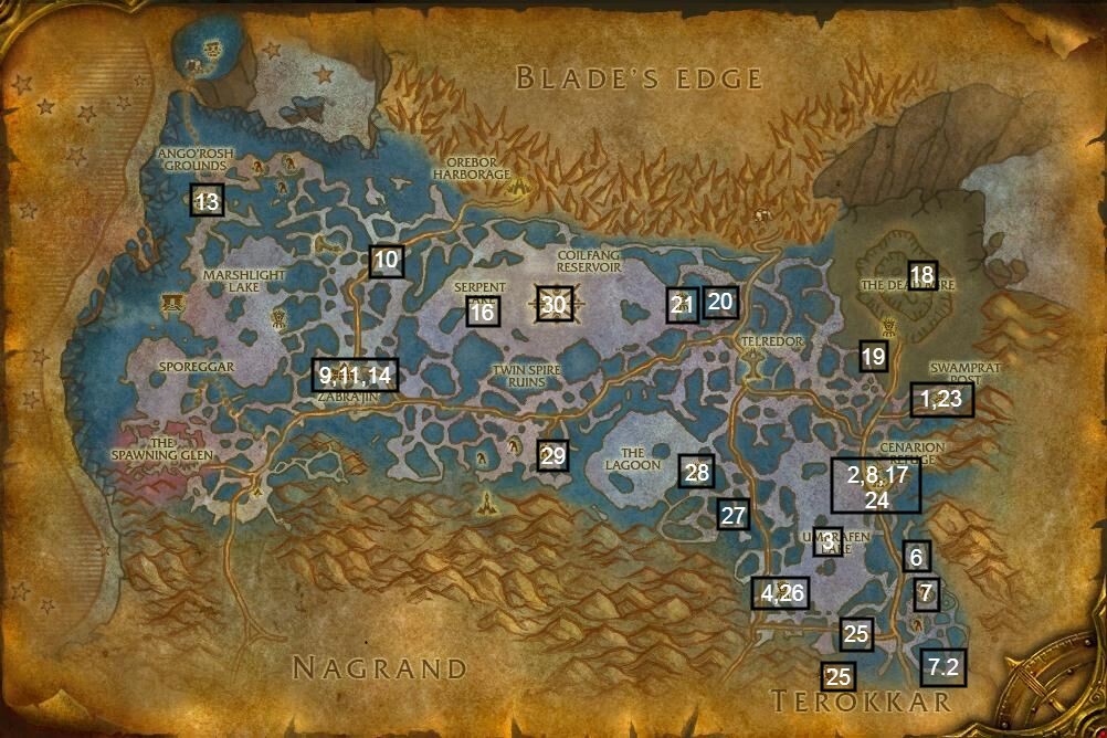 zangarmarsh map part 1