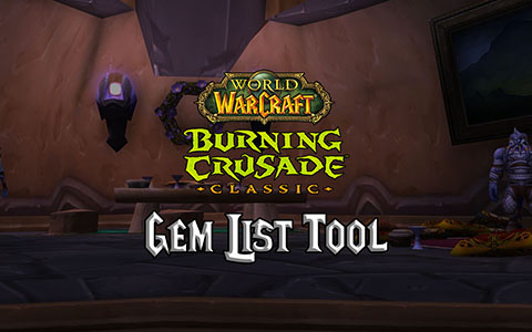 tbc classic gems burning crusade classic gem list tool