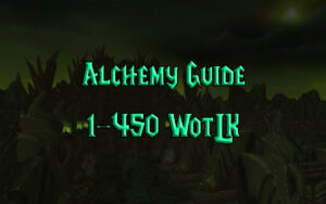 Alchemy Guide 1 450 WotLK 3.3.5a