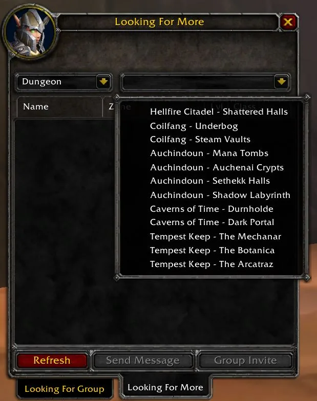 tbc classic lfg tool looking for more