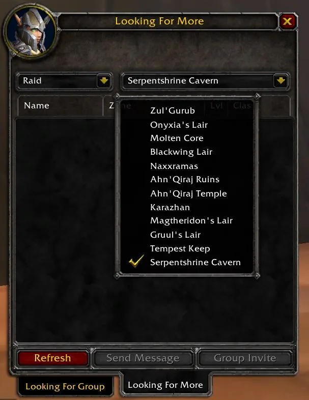 tbc classic lfg tool raid looking for more