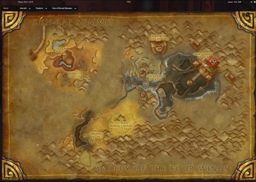 lorewalker cho map