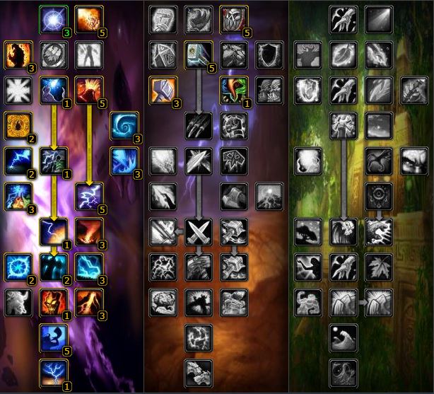 lich king elemental shaman talent build