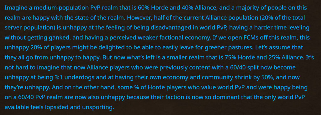 blizzard weighs in on the state of tbc servers hypothetical