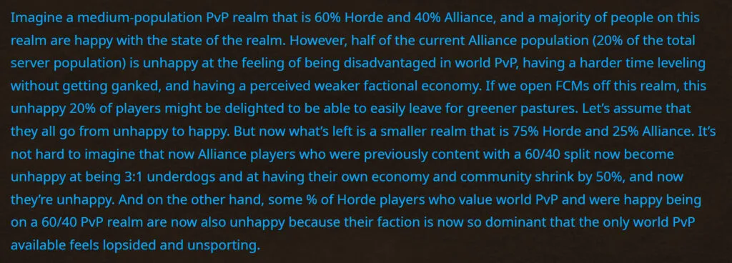 blizzard weighs in on the state of tbc servers hypothetical